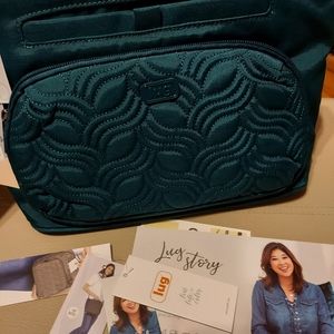 Teal Lug Samba Convertible Crossbody Bag NWT
